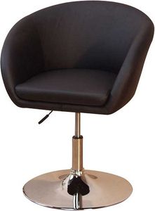Cocktailsessel in Schwarz höhenverstellbar