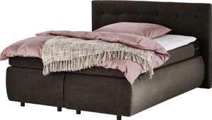 Boxspringbett Taunton ¦ braun ¦ Maße (cm): B: 180 H: 115 T: 221 Betten > Boxspringbetten > Boxspringbetten 160x200 - Höffner