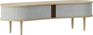 Umage - Audacious TV-Bank, Eiche / silver grey