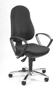 Topstar Syncro Steel Bürostuhl grau