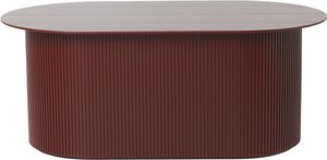 ferm LIVING - Podia Couchtisch, rotbraun