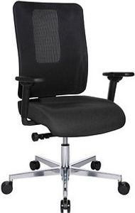 Topstar Sitness Open X (N) Deluxe Alu mit Schiebesitz Bürostuhl grau