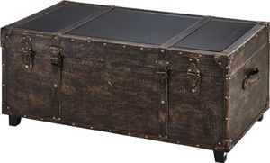 Couchtisch im Truhen-Design Gavi ¦ braun ¦ Maße (cm): B: 60,5 H: 48,5 Tische > Couchtische > Couchtische rechteckig - Höffner