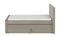 Boxspringbett Empress ¦ braun ¦ Maße (cm): B: 140 H: 115 T: 221 Betten > Boxspringbetten > Einzel-Boxspringbetten - Höffner