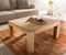 DELIFE Couchtisch Indra Akazie Natur 80x80 cm Massivholz, Couchtische